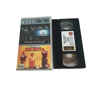 Men In Black / Bad Boys (2 in 1) VHS Video Cassette Will Smith PAL - Picture 1 of 2