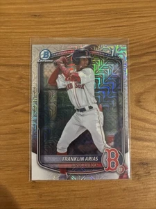 2025 Bowman #BCP-67 Franklin Arias Chrome Prospects Mojo Refractor - Picture 1 of 2