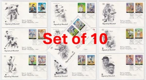 TurtlesTradingPost- Legends of Baseball #3408a-t 2000 FDC- Artcraft Variety - Picture 1 of 5