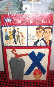 BRAND NEW in PACKAGE~1963 IDEAL~TAMMY`S DAD &TED~*Shorts+Socks*~JAPAN~NRFP~#9453 - Picture 1 of 3
