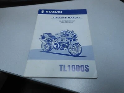 Manual del propietario de fábrica Suzuki 1997 TL1000S 99011-02F52-03A Foto 1 de 4