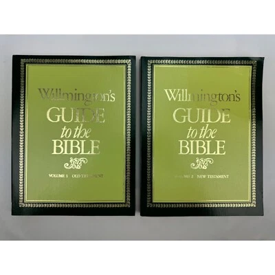 Willmington's Guide to The Bible Study Book VTG Set Vol 1 (OT) & 2 (NT) Foto 1 de 4