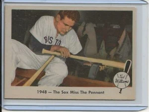 1959 Fleer Baseballkarte Ted Williams H/O/F 1948 The Sox Miss the Pennant NRMT35 - Bild 1 von 2