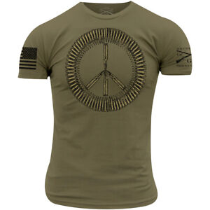 Grunt Style Ammo Sign T-Shirt - Military Green