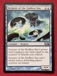 Magic The Gathering 2010 CORE SET SERPENT OF THE ENDLESS SEA blue card MTG - Picture 1 of 2