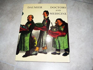 DOctors and MEdicine in the works of Honore Daumier Hard Cover Book Prints Litho - Imagen 1 de 7
