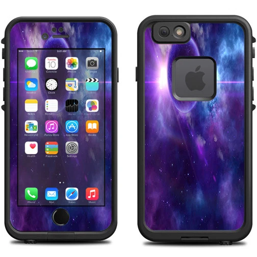 Skin Decal for Lifeproof iPhone 6 Fre Case / Purple Moon Galaxy - Image 1 of 1