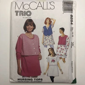 Top de enfermería de maternidad patrón de costura McCalls 8254 sin cortar talla 16/18 busto: 40" - Imagen 1 de 6
