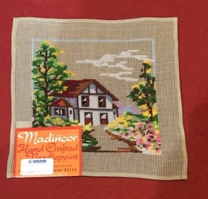 Madincor #365 11 X 11” Preworked Needlepoint Canvas Madeira - Picture 1 of 3