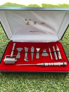 Pediatric Acupuncture Set of 10 modern skin needles Japan - Picture 1 of 3