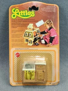 THE LITTLES No. 1798 Sink & Ice Box METALLO PLASTICA MATTEL DOLLHOUSE FORNITURE - Picture 1 of 2