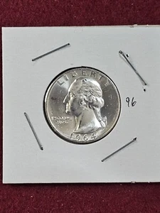 Sin circular BU +++ 1964 D - Cuarto de plata Washington  - Imagen 1 de 2