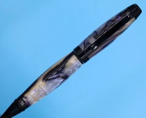 Bolígrafo clásico popular para cigarros en cromo negro con noche estrellada #137 - Imagen 1 de 13