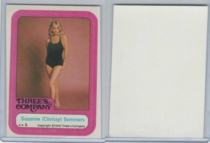 1978 Topps, Three's Company Stickers, #3 Suzanne Sommers