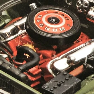 RVL 68 Dodge Dart 440  Magnum ENGINE W Exhaust Manifolds 1:25 LBR Model Parts - Picture 1 of 6