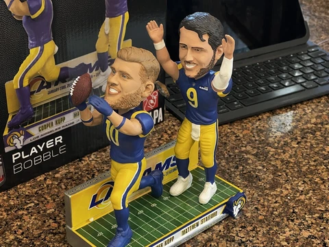 MATTHEW STAFFORD & COOPER KUPP Los Angeles Rams  Gamebreaker Bobblehead FOCO Cover