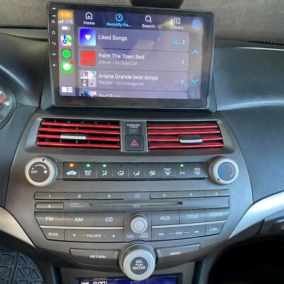 Car Radio Carplay For Honda Accord 2008-2013 Android 15 GPS Navi w/ Camera - Image 1 of 4