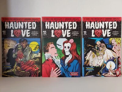 Haunted Love #1 2 3 (NM/NM+ or 9.4/9.6) -2016 IDW -Full Set -Golden Age Horror! - Image 1 of 2