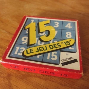 JEU DES "15" - ANCIEN JEU DE TAQUIN - CASSE TETE JEUX-SPEAR - Imagen 1 de 3