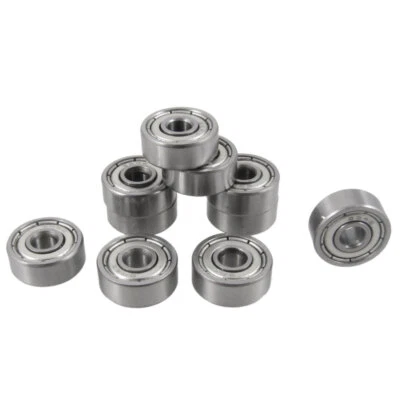 UXCELL 10PZ CUSCINETTI CUSCINETTO A SFERE 624Z 4x13x5mm BEARING SKATEBOARD MODELLISMO