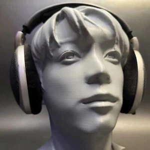 Jungkook Headphone Stand β Sleek BTS K-Pop Decor for ARMY Fans - Picture 1 of 9
