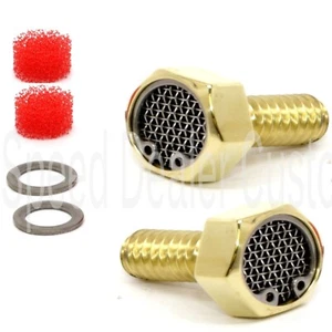Twin Cam Breather Bolts Kit for Harley Softail Dyna Touring CVO Brass - Picture 1 of 1