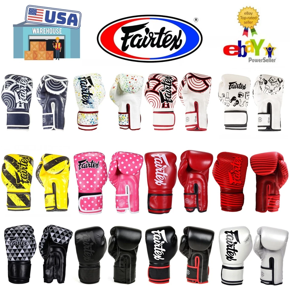 *Envio do armazém dos EUA*Luvas Fairtex Muay Thai Boxe MMA K1 BGV11 BGV14 BGV25 - Imagem 1 de 1