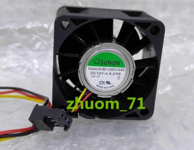 1PC SUNON SG40281B1-000U-G99 4028 4CM 12V 6.24W cooling fan - Image 1 of 3