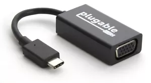 Plugable USB C to VGA Adapter (Support for resultions up to 1920x1200 @ 60Hz) - Picture 1 of 7