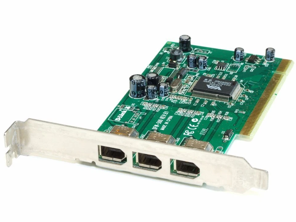 D-Link DFW-500 3 Porta PCI Firewire PC IEEE1394 Aggiornare Scheda / - Immagine 1 di 1