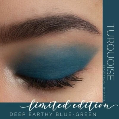 Turquoise ShadowSense by SeneGence an earthy blue/green eyeshadow. New - Image 1 of 4