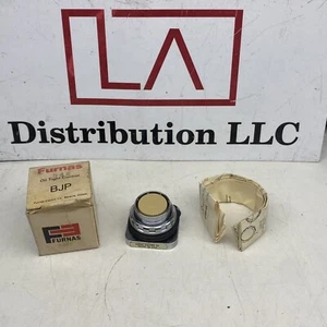 FURNAS OUL TIGHT CONTROL PUSH BUTTON WHITE BLP 842 (NOS) - Picture 1 of 3
