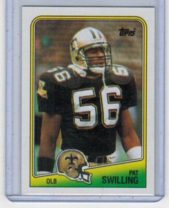 1988 Topps Football #66 Pat Swilling Rookie New Orleans Saints NM-MT 
