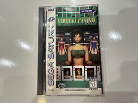 Virtual Casino (Sega Saturn, 1996) CIB Complete w Manual + Reg Card + Foam MINT