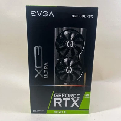 New EVGA GeForce RTX 3070 Ti XC3 Ultra Gaming 8GB GDDR6X Graphics Card - Image 1 of 4
