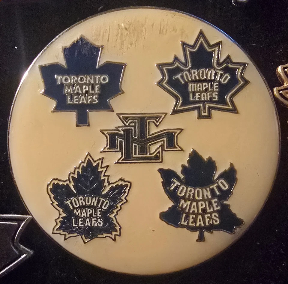 TORONTO MAPLE LEAFS 5 LOGO HISTORY Lapel Pin - Image 1 of 1