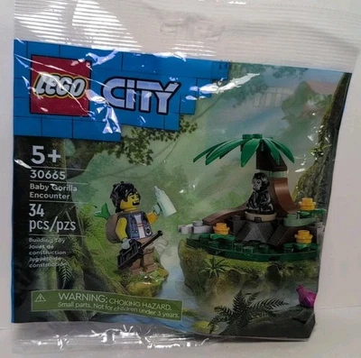 LEGO City 30665 Baby Gorilla Encounter New Sealed Polybag Set  - Image 1 of 2