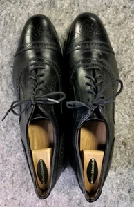 Allen Edmonds Strandmok Herren 13 Oxford Schuhe Leder Brogue Cap-Toe Dainite - Bild 1 von 8