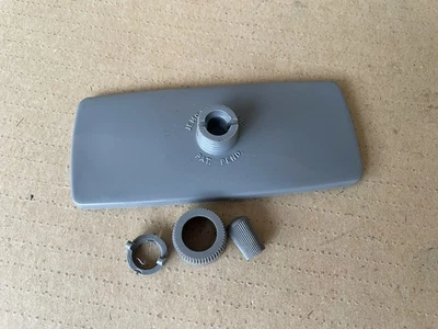 Jemca NOS Interior Rear View Mirror & Bracket Stem Grey MG MGB GT With Buffer 5" - Image 1 of 2