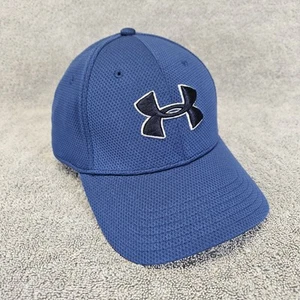 Under Armour Hat L/XL UA Blitzing II Stretch Fit Baseball Cap 1254123 Blue - Picture 1 of 20
