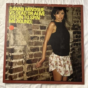 Dannii Minogue vs. Dead Or Alive - Begin To Spin Me Round 12'' Single VG+ Vinyl - Picture 1 of 12