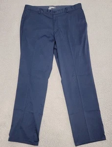 Nike Pantaloni da Golf Uomo 36x32 (Adatti 36x31) Navy Dri-Fit Tour Performance Pieghettati - Foto 1 di 12