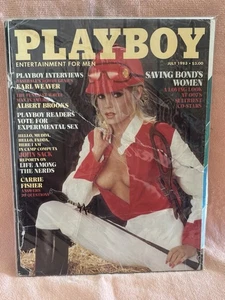 Playboy Magazine July 1983 Ruth Guerri Cover & Nude, Carrie Fisher interview - Picture 1 of 3