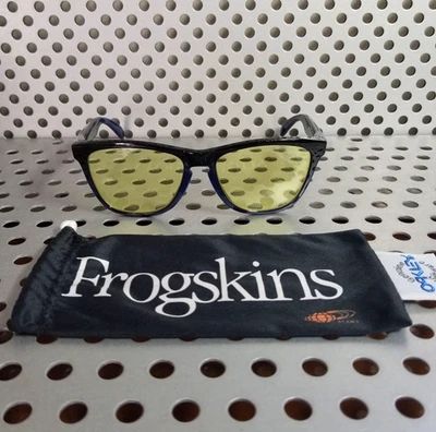 Gafas de sol limitadas Oakley x BEAMS 35th piel de rana a medida lentes amarillas usadas Foto 1 de 4