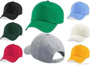 Liso Gorra Béisbol Azul Marrón Verde Naranja Rosa Púrpura Rojo Blanco Amarillo - Imagen 1 de 29