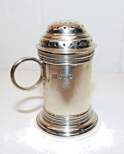VINTAGE ART DECO SOLID SILVER SUGAR SIFTER SHEFFIELD 1929 ELEGANT SUGAR / PEPPER - Picture 1 of 5