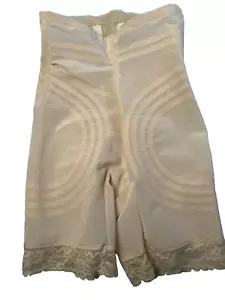 Rago 6209 No Roll High Waist Thigh Slimmer Shaper Nude Size Med 12 Shapewear - Picture 1 of 8