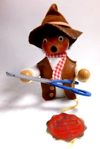 Steinbach Handmade Tailor ? With Scissors Germany Smoker Incense Burner - Picture 1 of 5