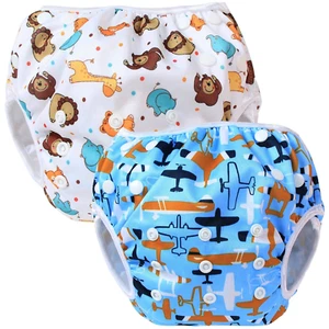Teamoy Schwimmwindel Baby, Schwimmhose Wiederverwendbar, Badehose Jungen, Verste - Bild 1 von 12
