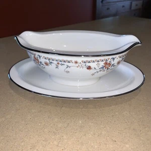 Placa base adjunta Gravy Boat Adagio 7237 NORITAKE floral - Imagen 1 de 8